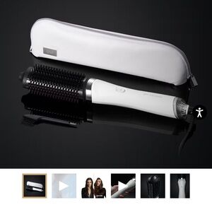 GHD White Styling Brush with Case